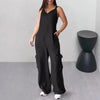 AYA | Casual jumpsuit met hoge taille